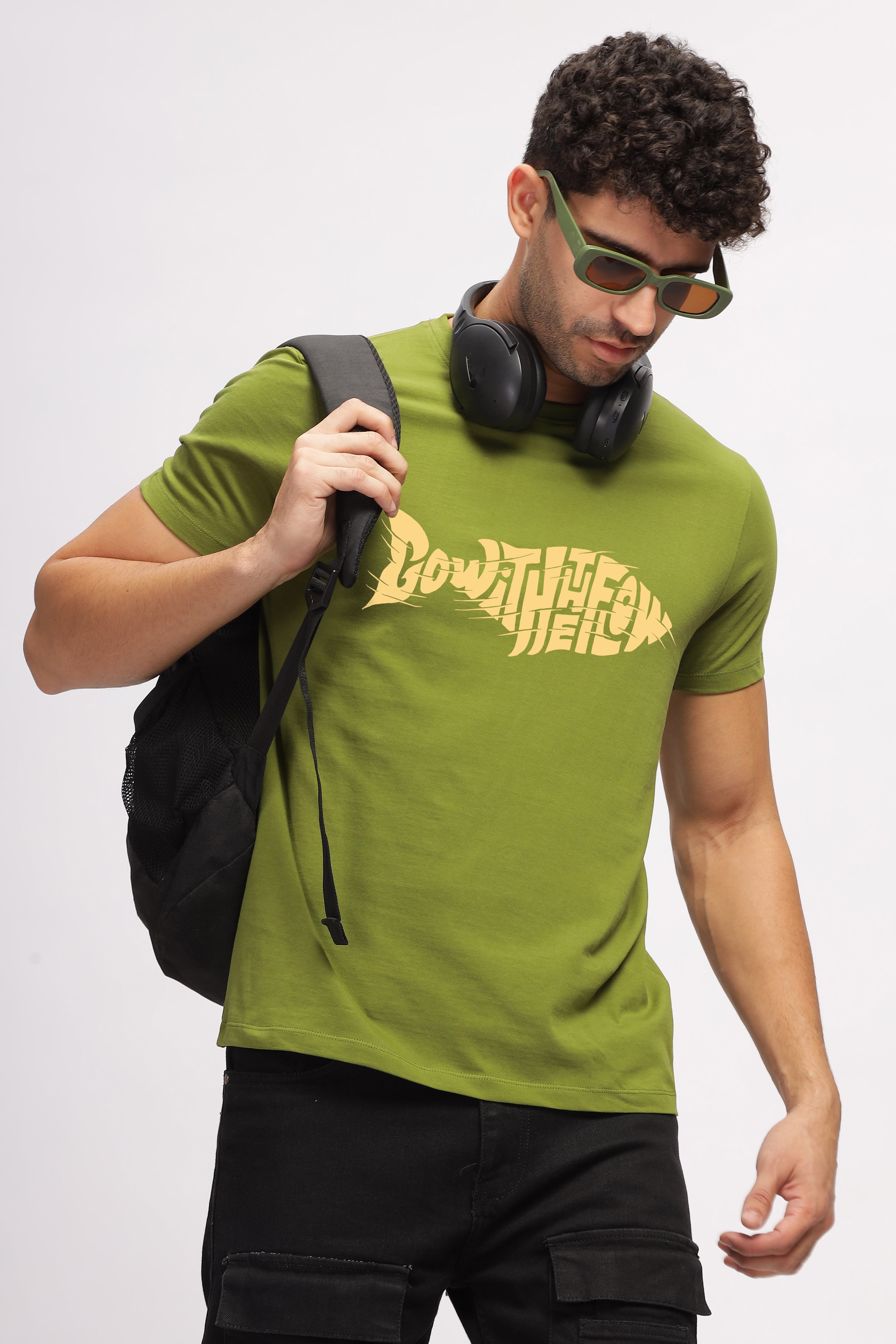 GO WITH THE FLOW - CEDAR GREEN - UNISEX