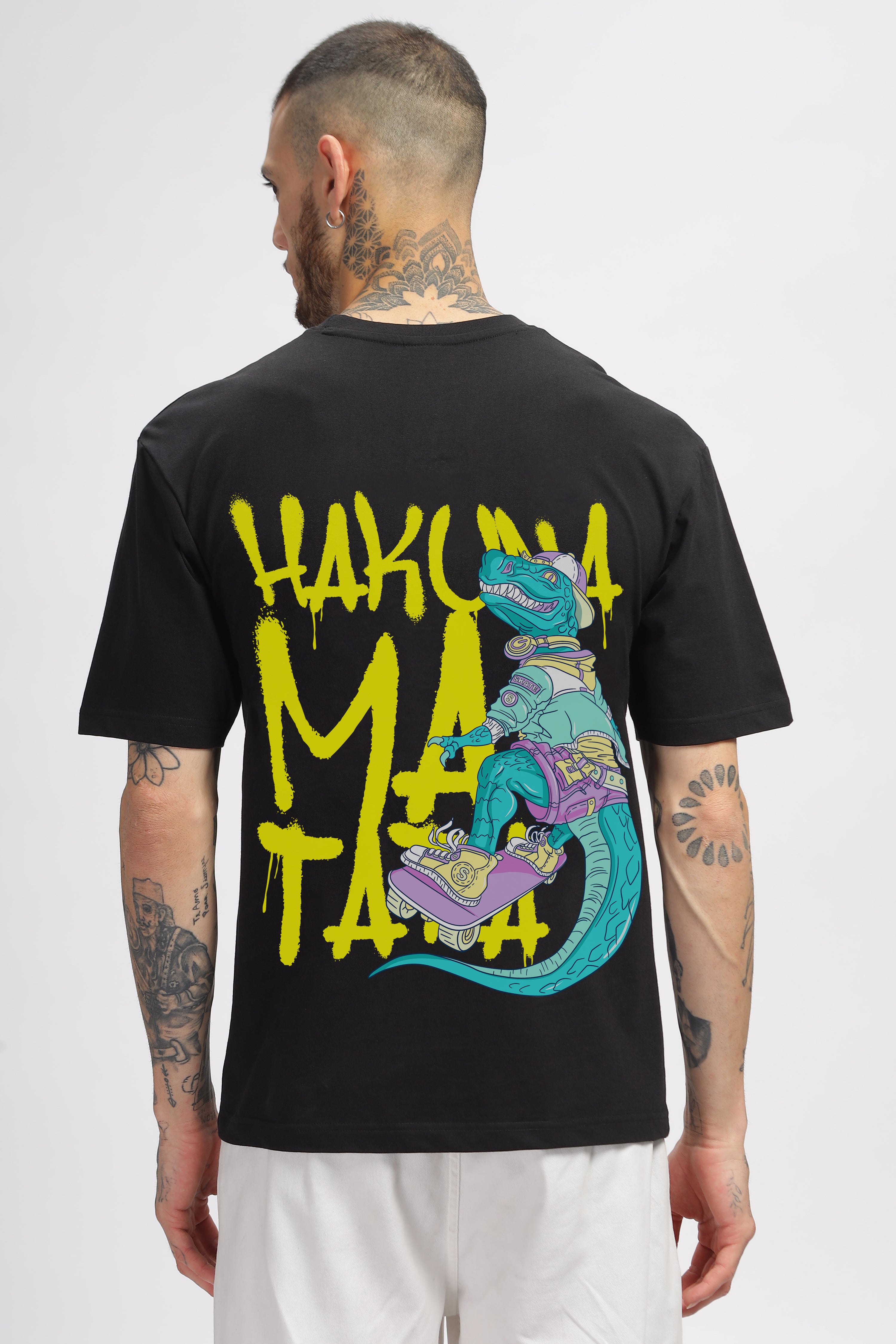 Hakuna Mattata -Oversized- Phantom Black- Unisex T-shirt