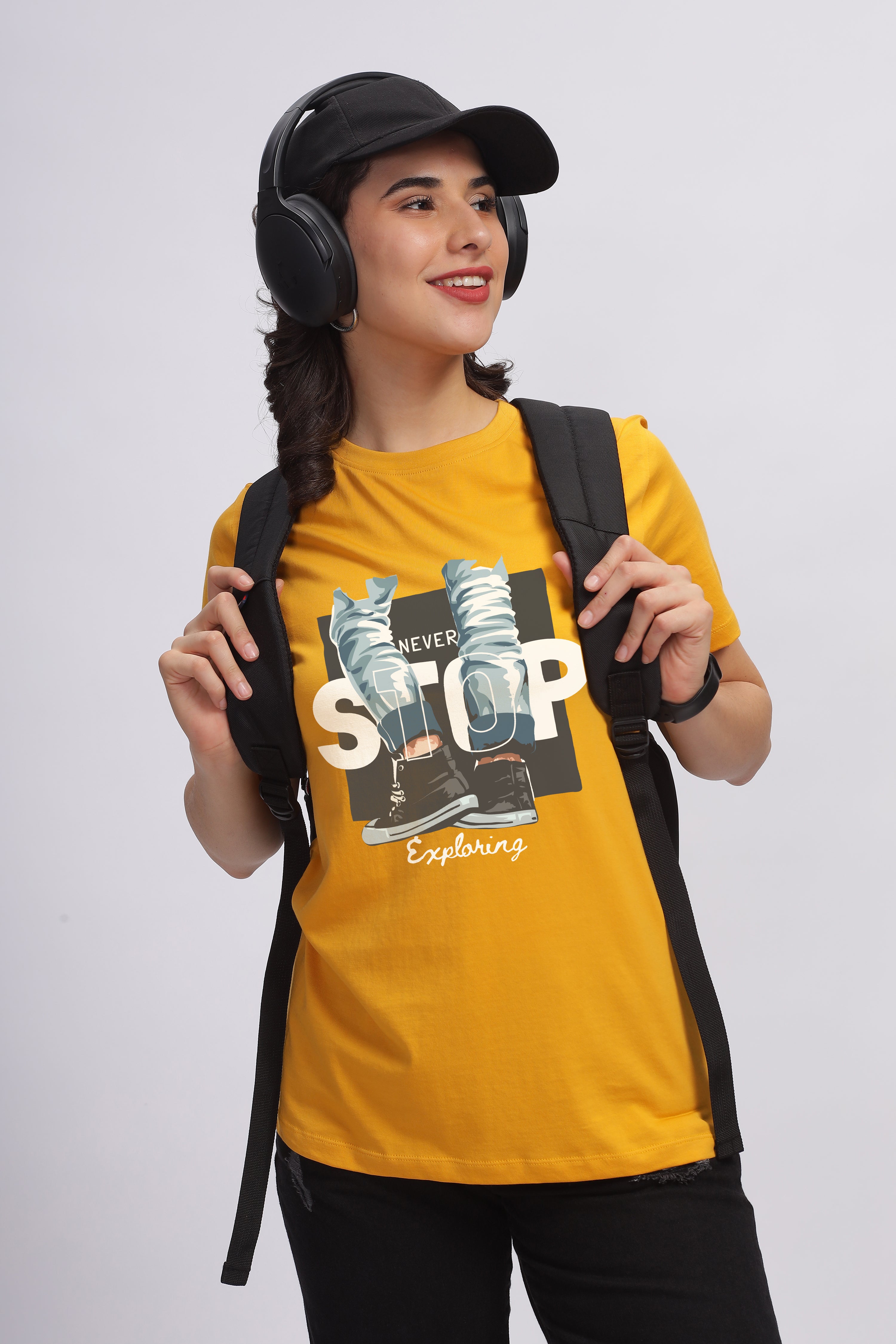Never Stop Exploring - Lemon Chrome - Unisex