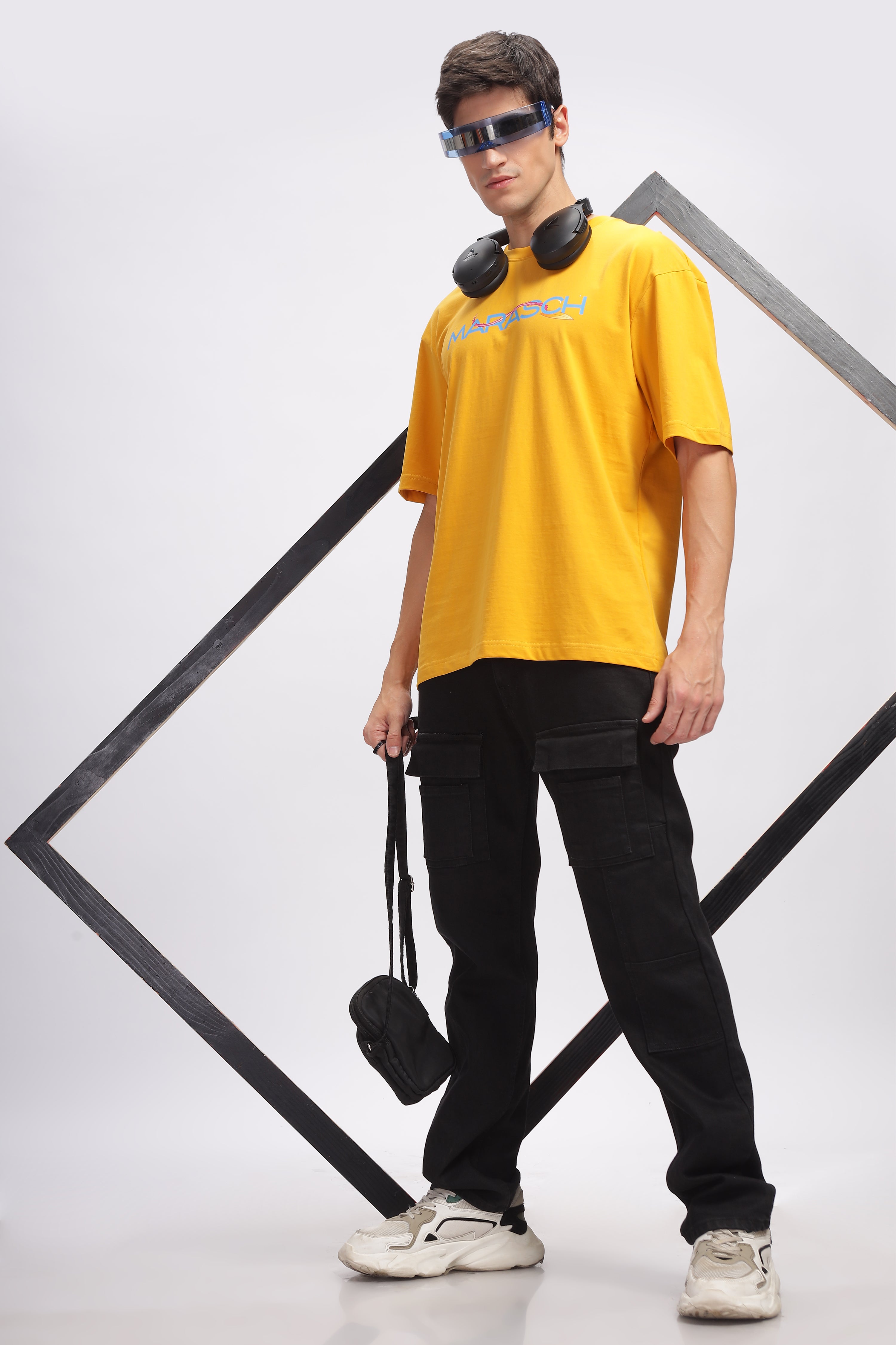 Need Some Space - oversize- Lemon Chrome- Unisex T-shirt