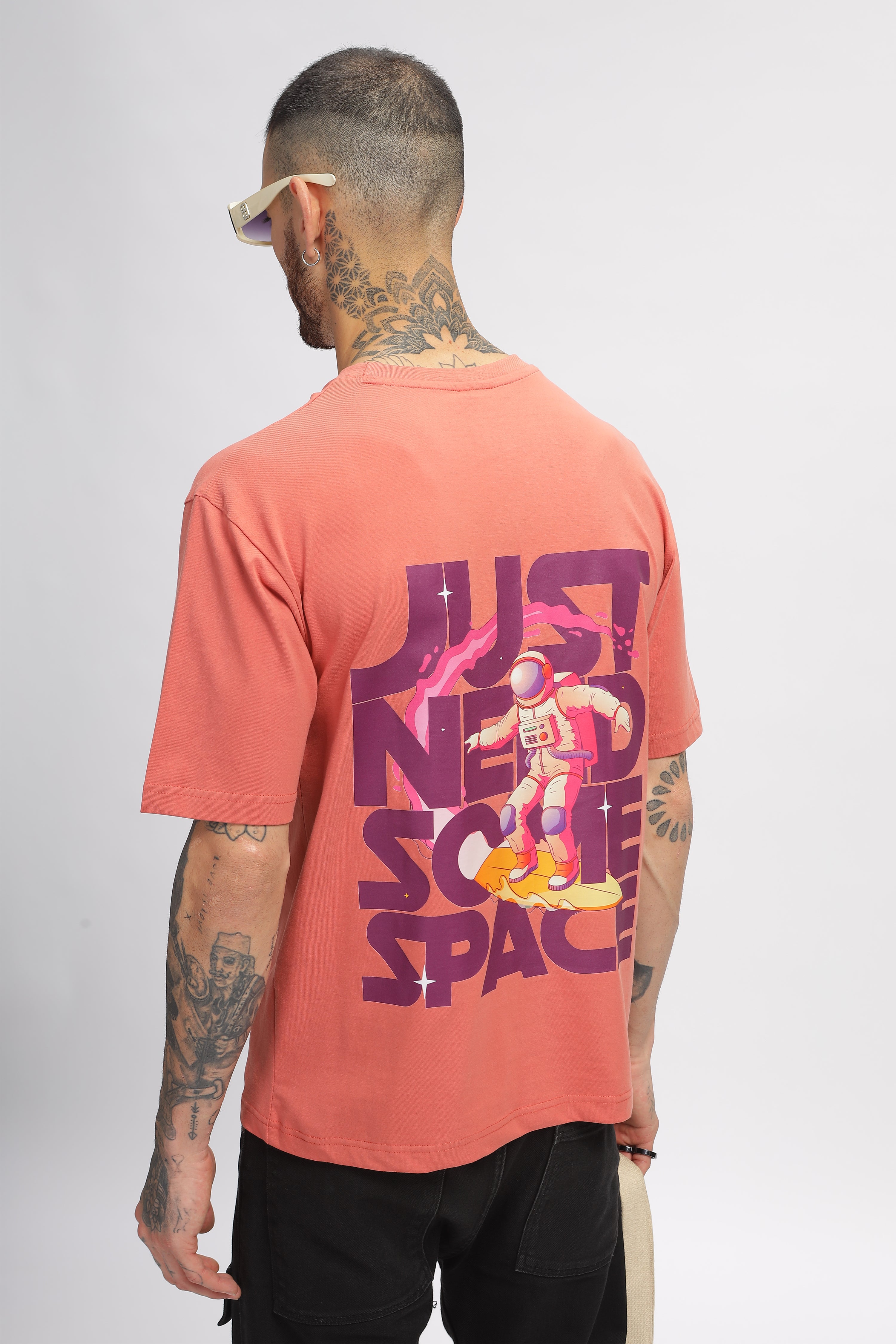 Need Some Space - Oversized- Dessert Rose - Unisex Tshirt