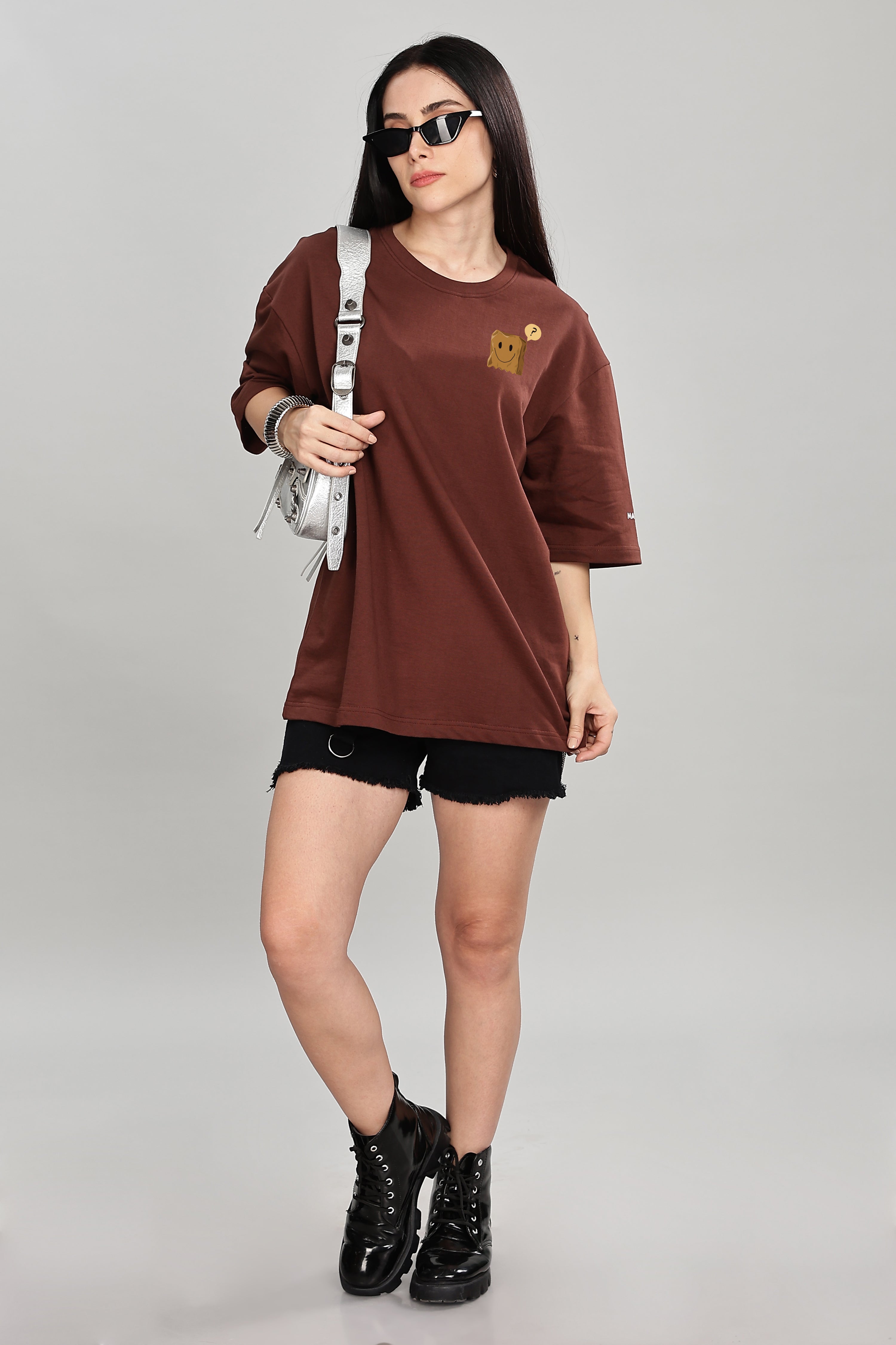 Inside My Head- Brown - Oversized - Unisex
