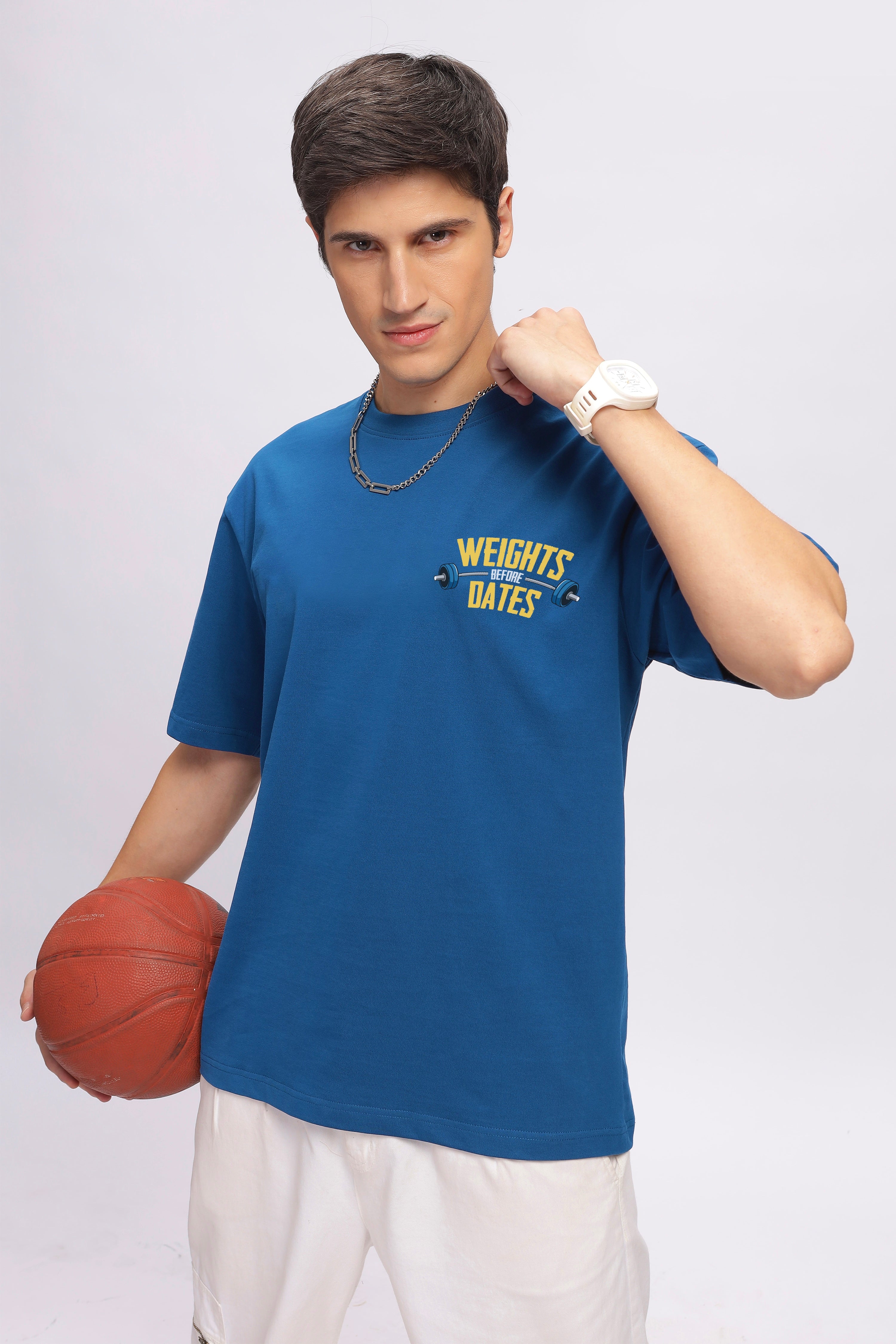 Weights Before Dates- Unisex Oversized- Poseidon
