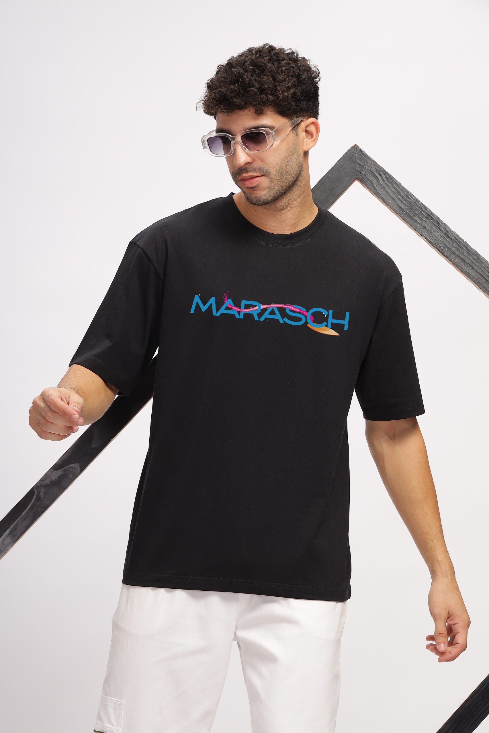 Need Some Space - Oversized- Phantom Black-Unisex T-shirt