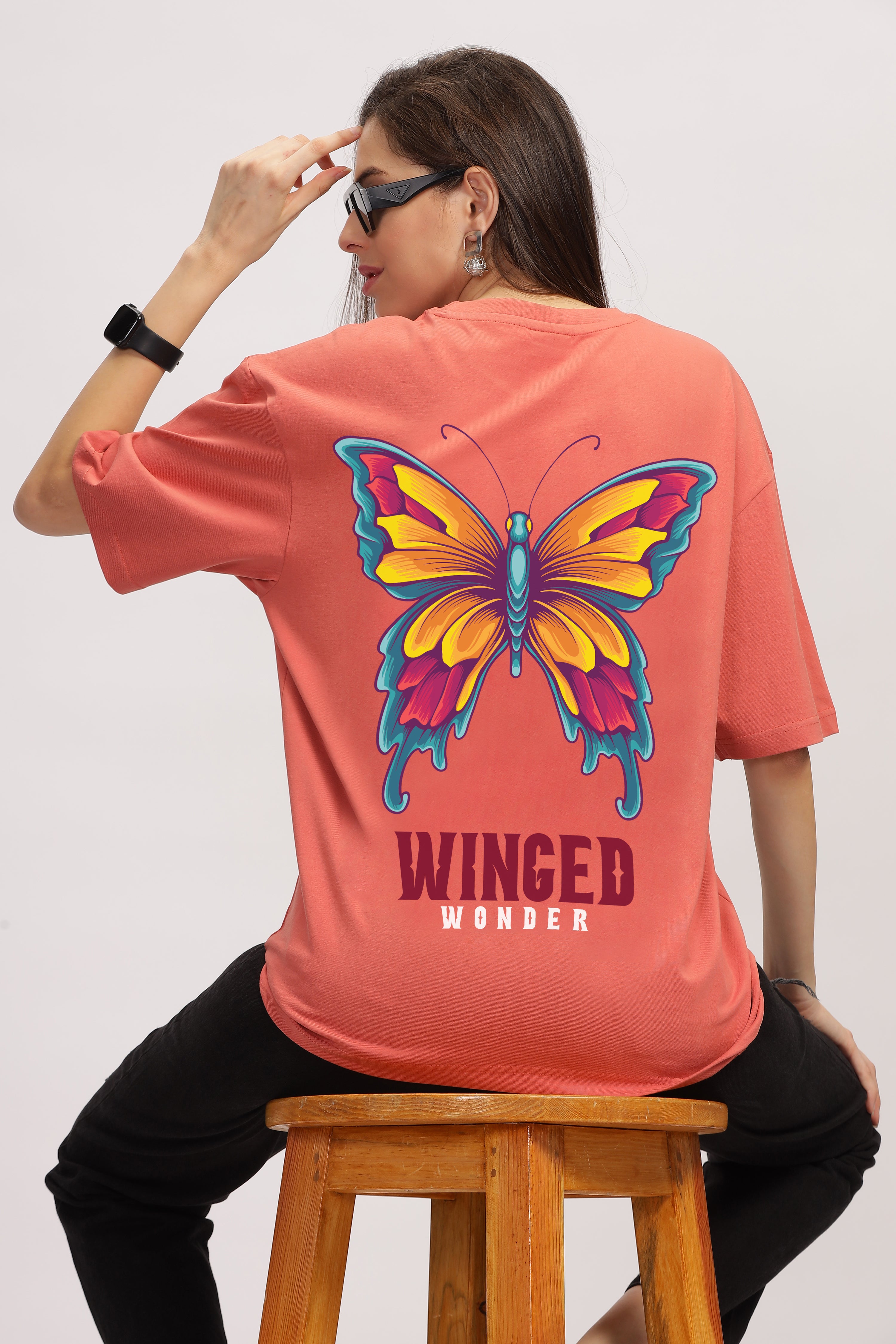 WINGED WONDER- DESSERT ROSE- OVERSIZED