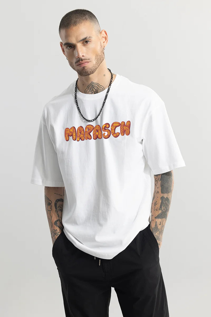 Marasch Cairo - Oversized- White- Unisex Thsirt